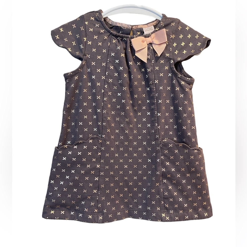 🎉2/$20🎉Catherine Malandrino 5T grey and pink dress